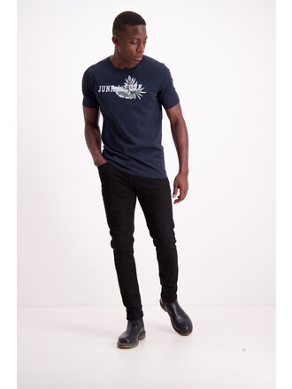 Slub Cotton Print Tee S/S