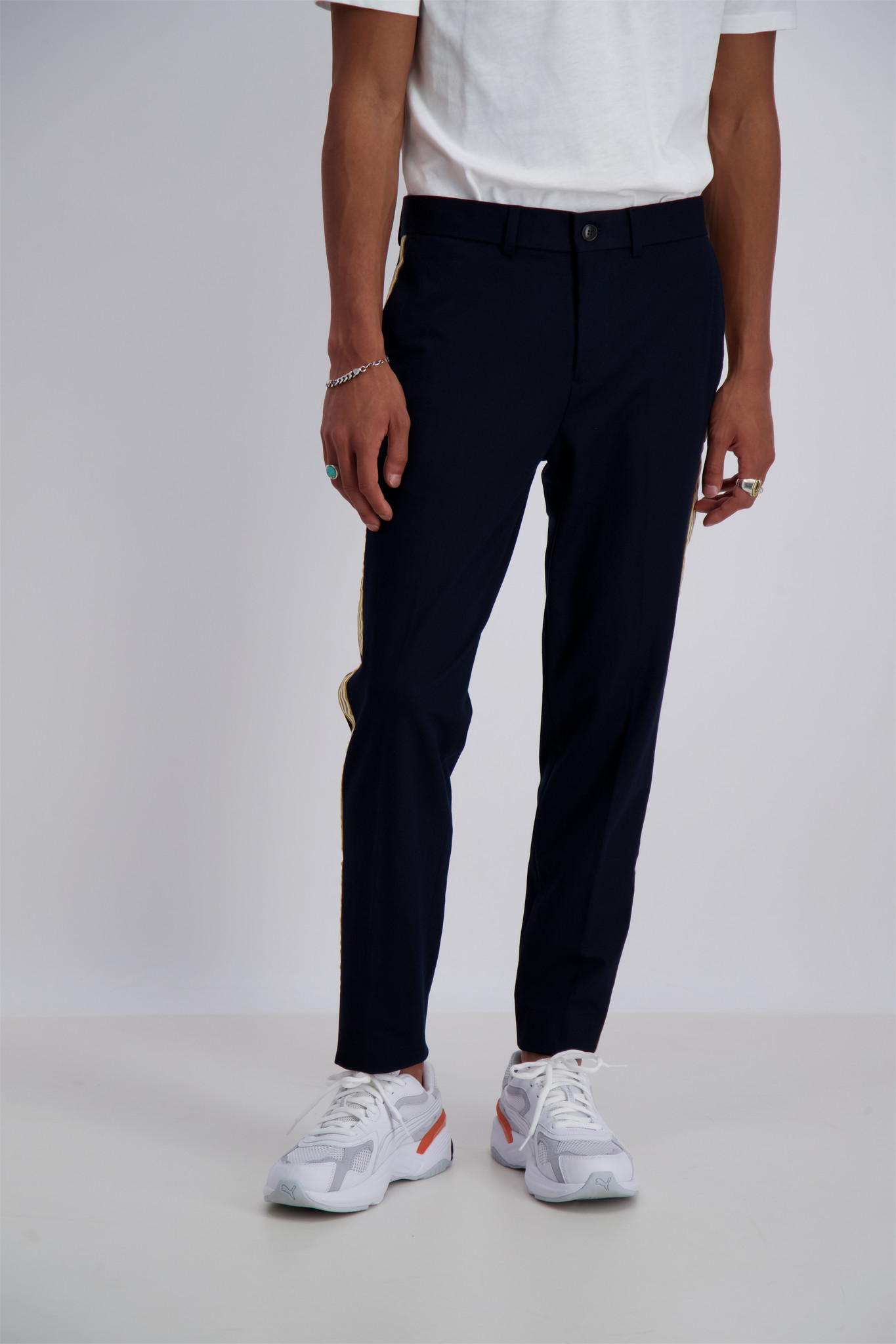 Track Pants with Contrast Side Piping  JioMart