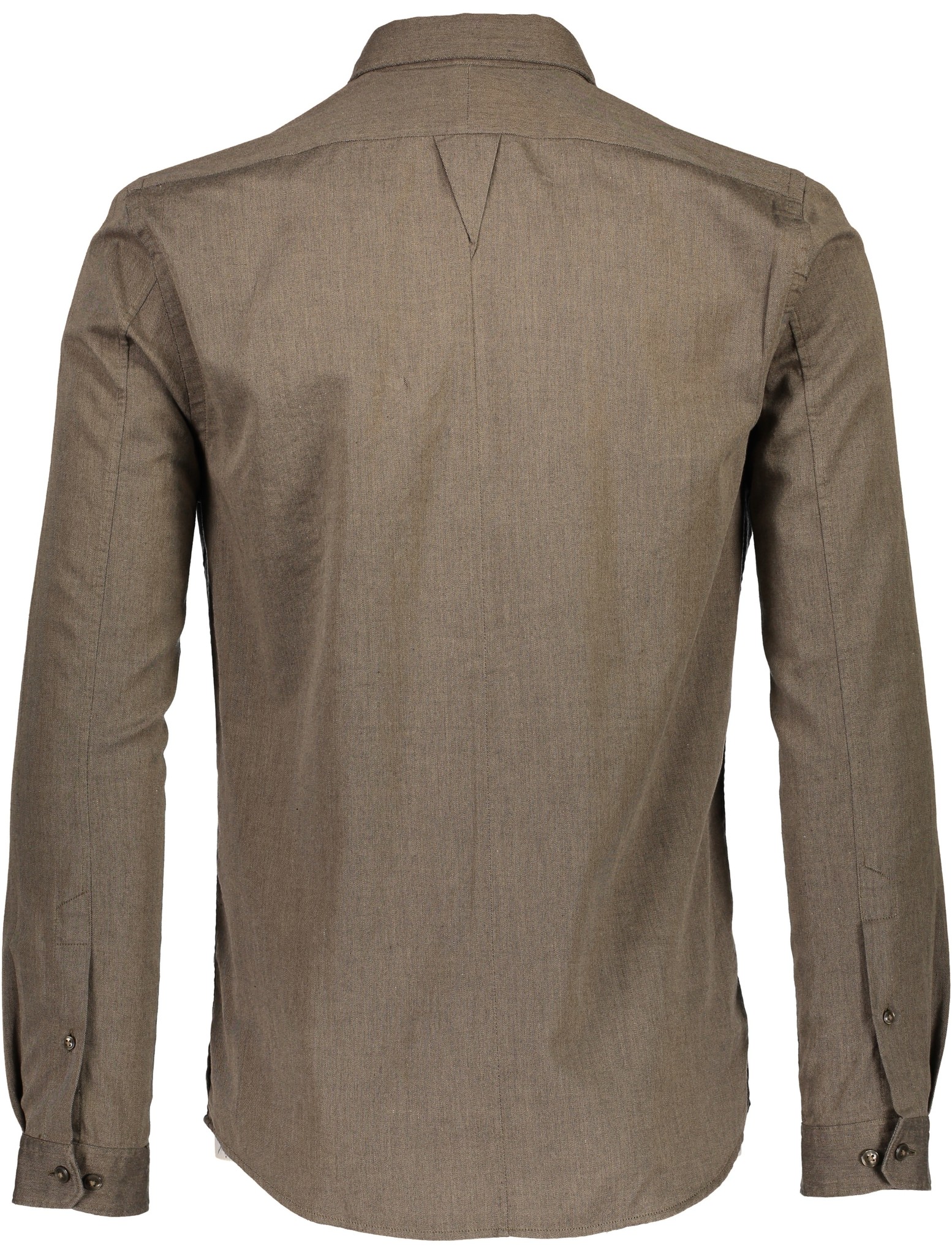Brushed cotton mel L/S shirt: 60-20552 - LINDBERGH