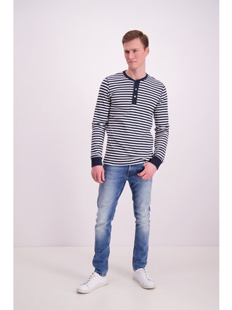 Striped Rib Granddad L/S