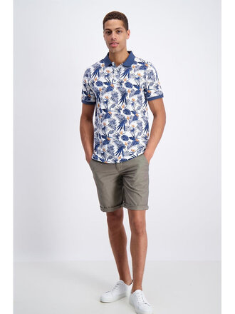 AOP Flower Polo S/S