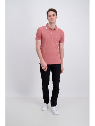 Polo Shirt W. Contrast Piping Polo Shirt W. Contrast Piping