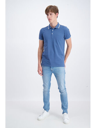 Polo Shirt W. Contrast Piping Polo Shirt W. Contrast Piping