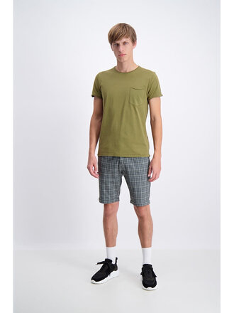 Washed Tee W. Pocket S/S Washed Tee W. Pocket S/S