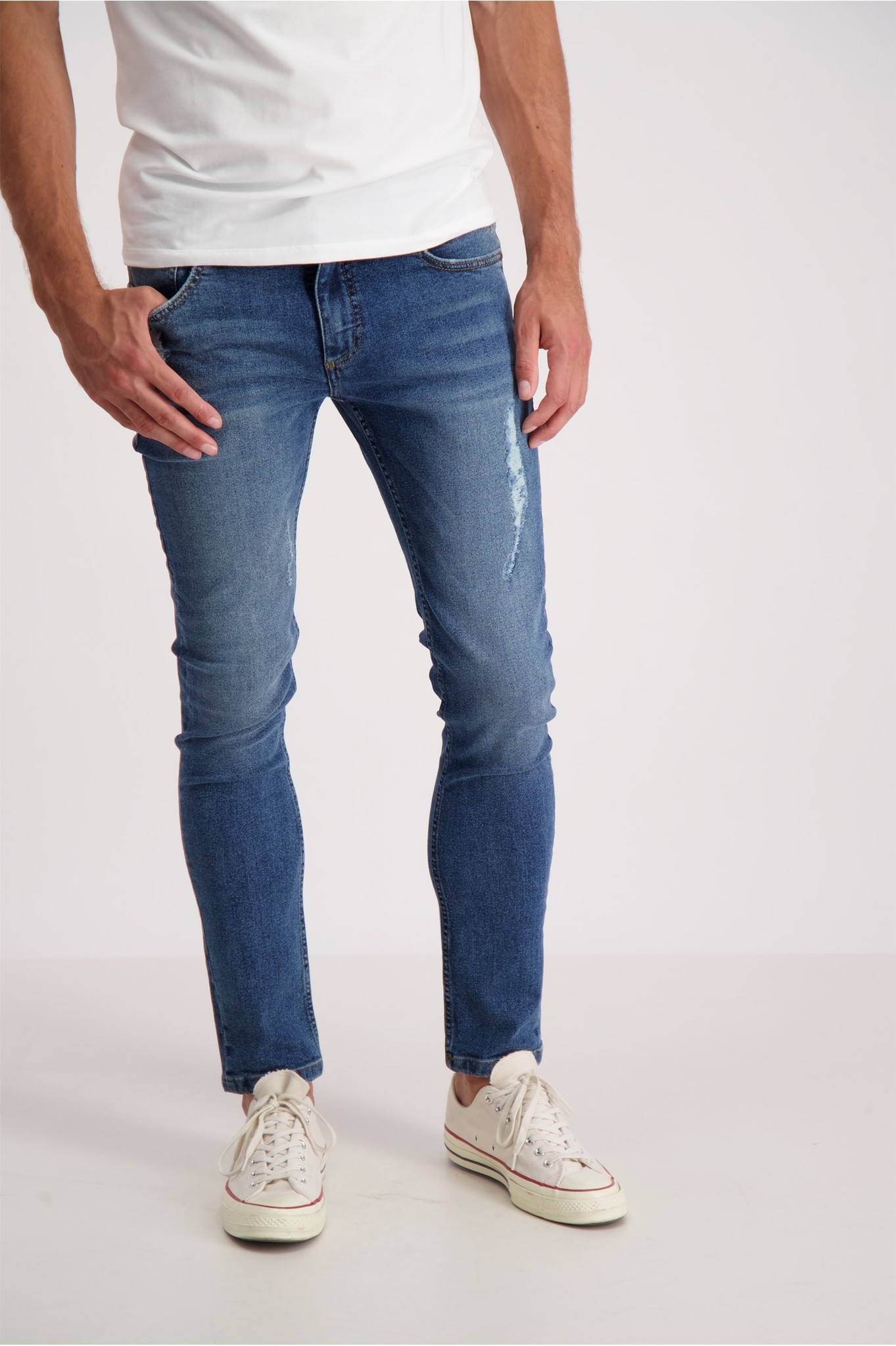 SuperFlex Jeans - Destroy Blue - LINDBERGH