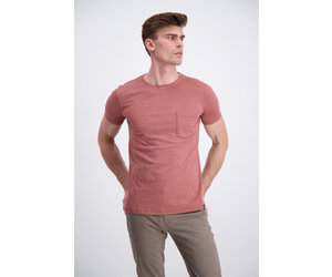 Buy Red Rose Discharge Garment Dyed O Neck Tee - LINDBERGH
