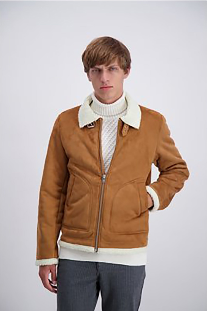 Black Faux Shearling Jacket | Shop The Latest Styles - LINDBERGH