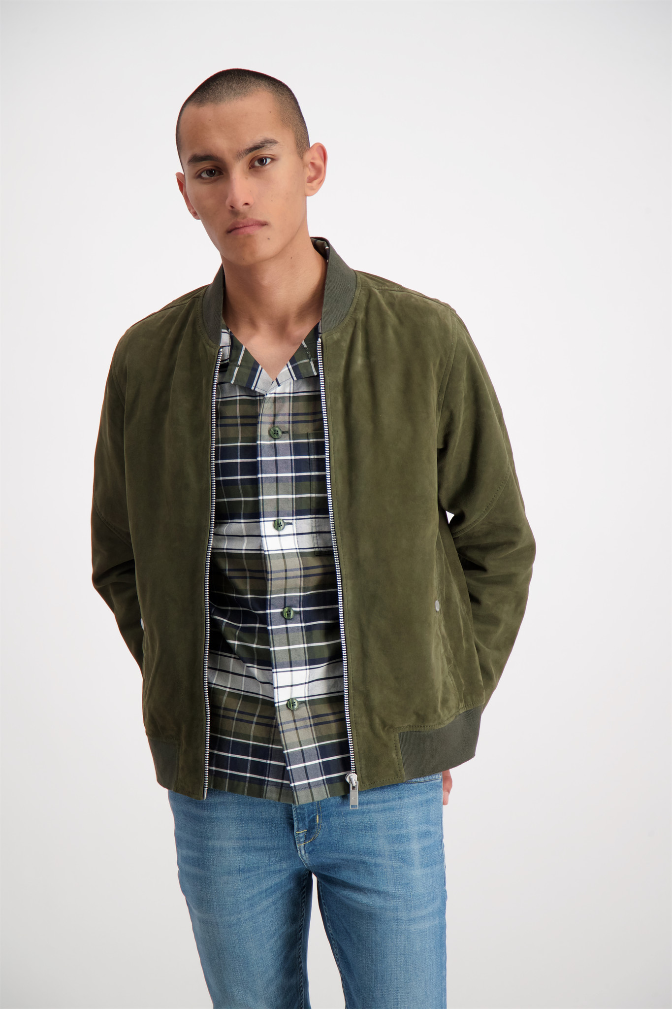Shop Stylish Suede Bomber Jackets From Lindberghshop.Com - LINDBERGH