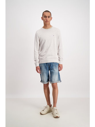 Contrast Inside Collar Knit