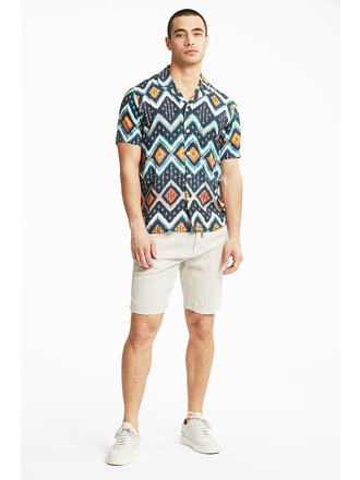 Linen Blend Herringbone Short Linen Blend Herringbone Short