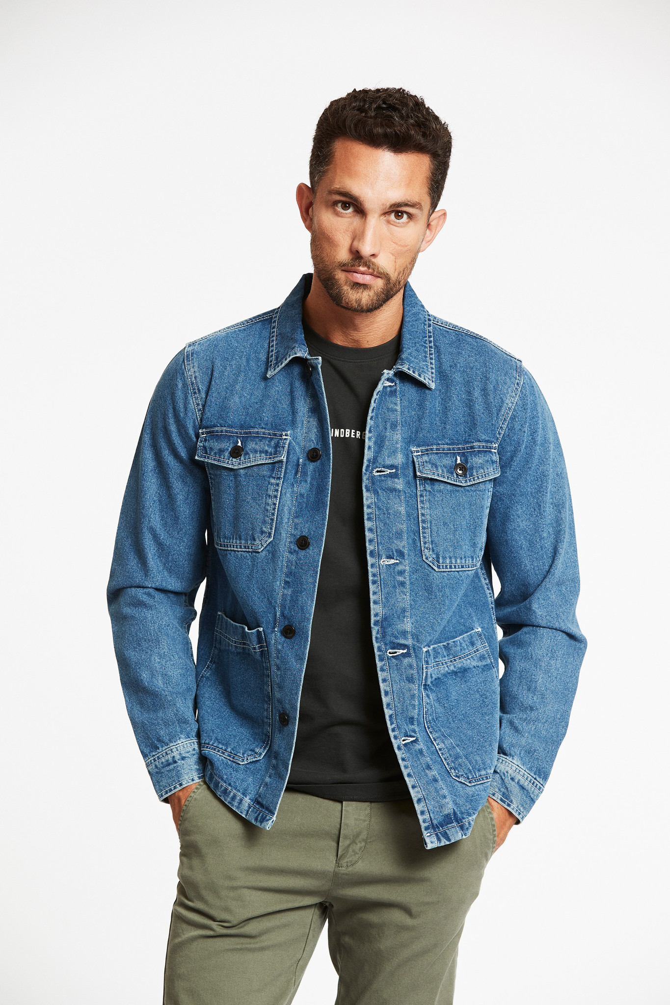 Shop Berluti 2022 SS Denim Overshirt With All-Over Scritto Inside by  ALICE's