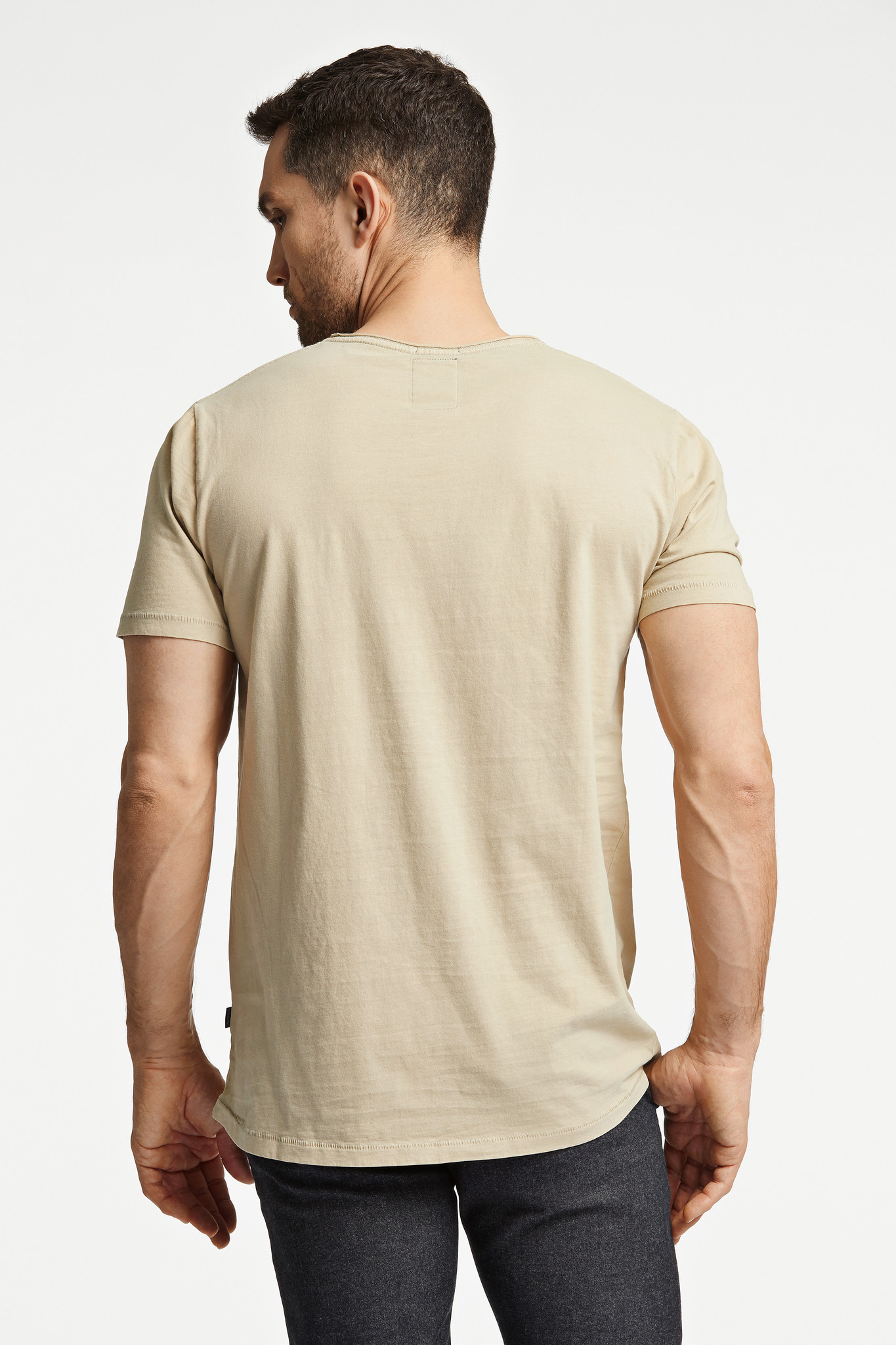 Buy Beige Tshirts for Men by Styli Online