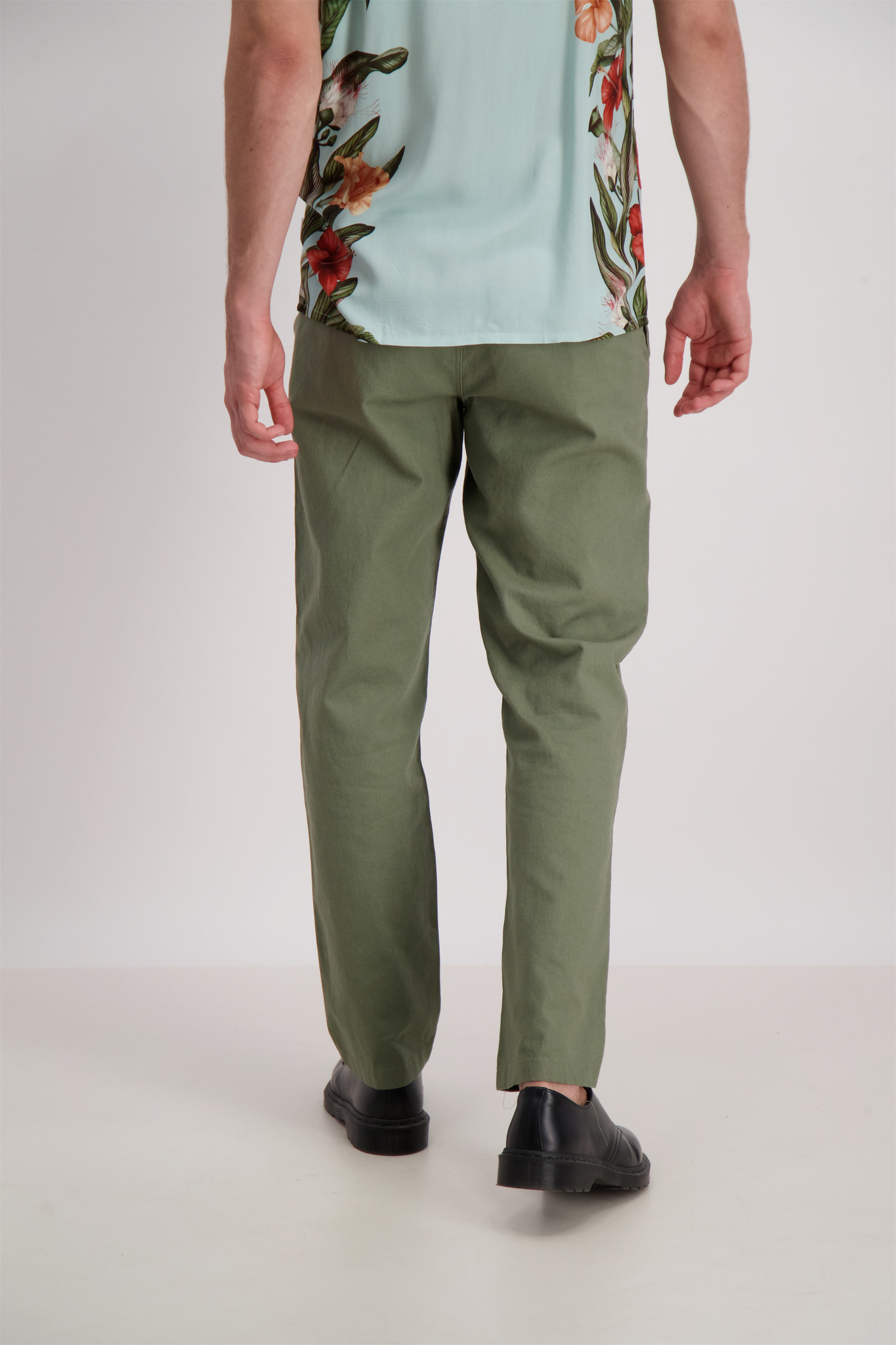 Linen Elastic Waist Pants Style: 30-005082