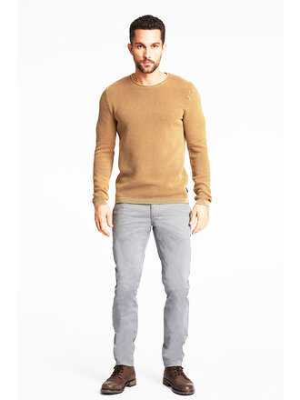 Acid Wash Structure Knit L/S