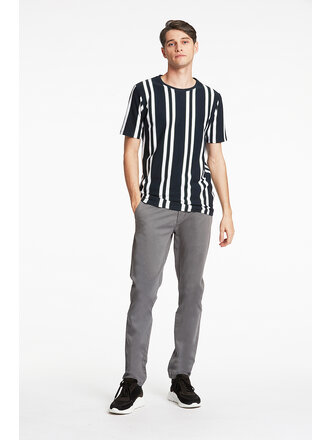 Striped Piqué Tee S/S