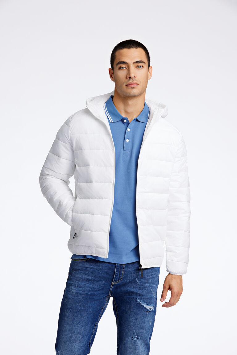 Buy White Puffer Jacket For Men Online - Lindbergh - LINDBERGH