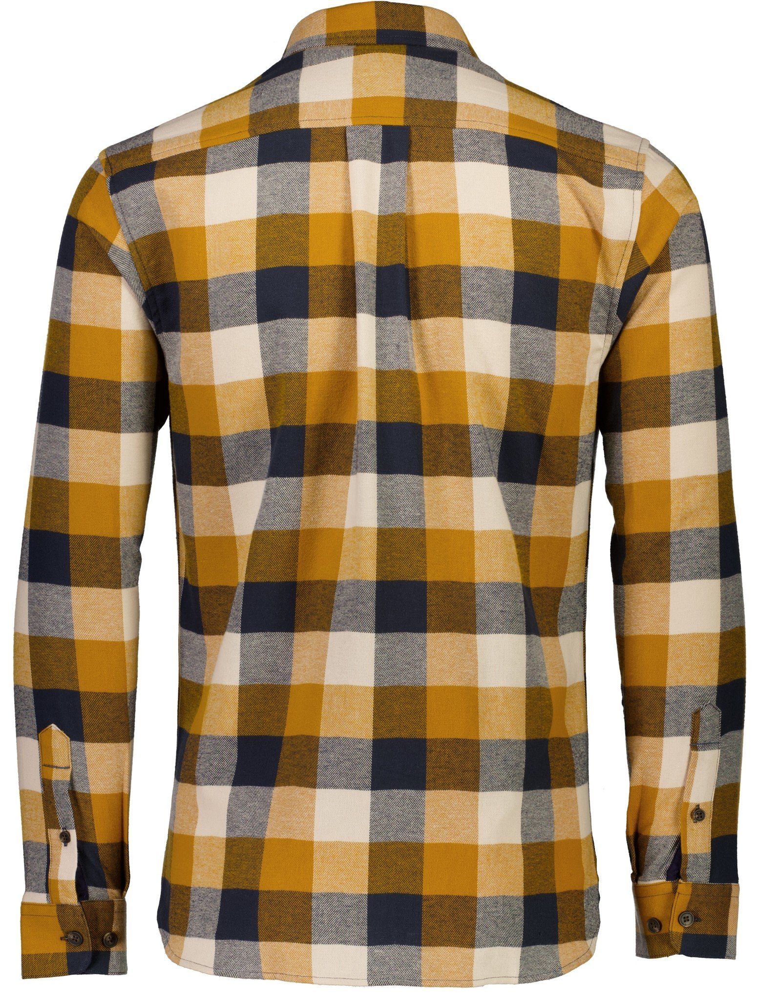 Cotton Herringbone Check Shirt - Luthrie