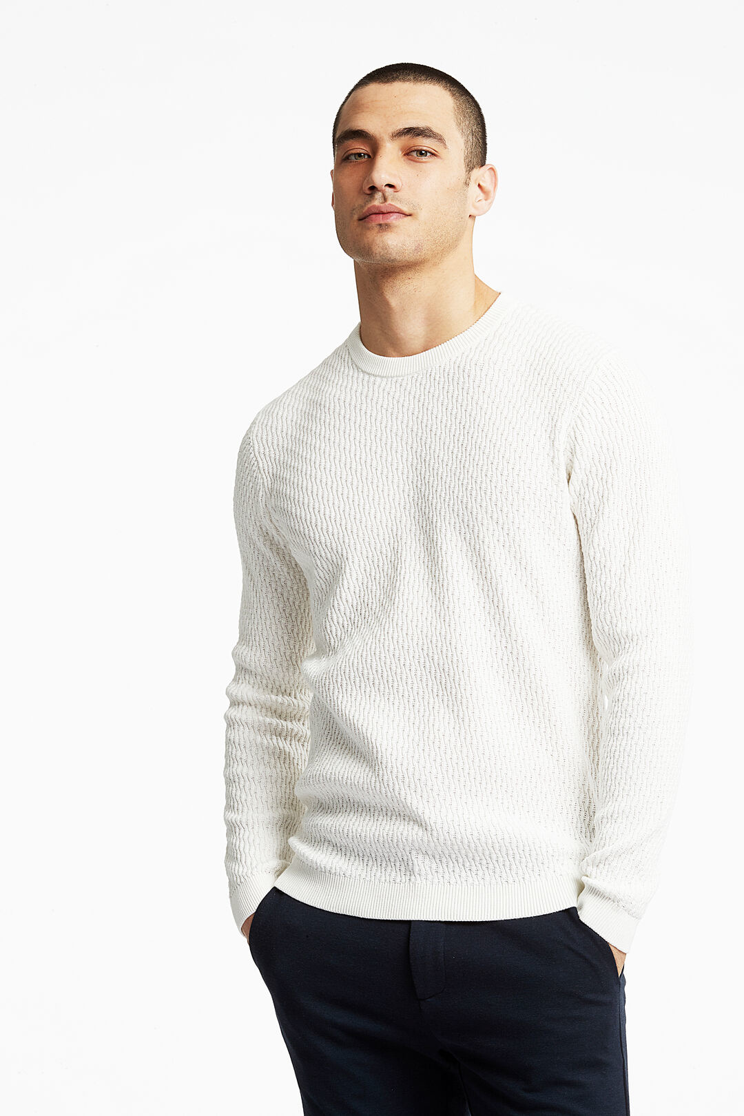 Structure Knit O-Neck Style: 30-800163US - LINDBERGH