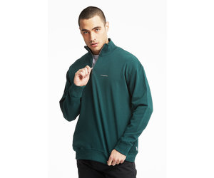 MockNeck Half-Zip Placket Sweater L/S Style: 30-705084US