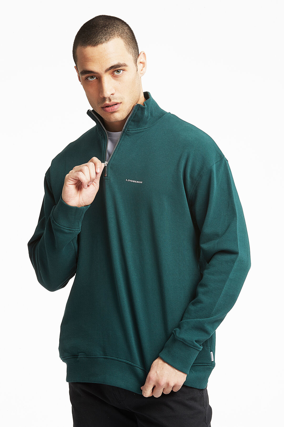 MockNeck Half-Zip Placket Sweater L/S Style: 30-705084US MockNeck Half-Zip Placket Sweater L/S Style: 30-705084US