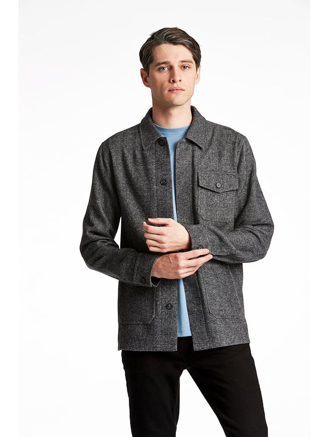 Boiled Wool Zip Through Jacket Style: 60-35515US - LINDBERGH