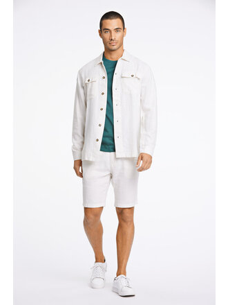 Linen Blend Overshirt L/S