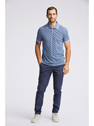 AOP Organic Cotton Polo S/S
