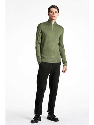 Half-Zip Melange Knit Half-Zip Melange Knit