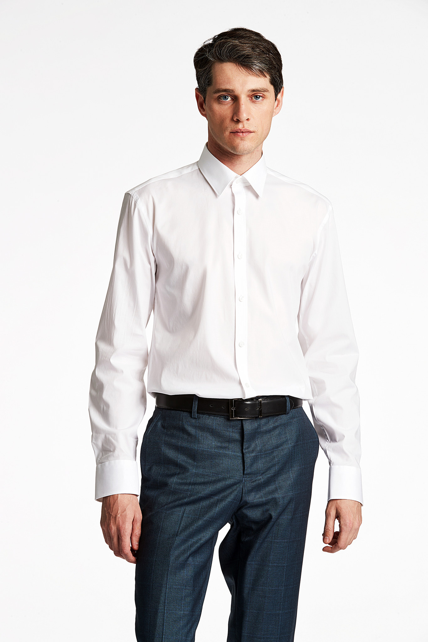 Men's stretch shirt L/S Style: 30-21000 - LINDBERGH
