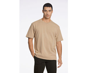 Buy Men Mushroom Color Round Neck Tee From Lindbergh - LINDBERGH