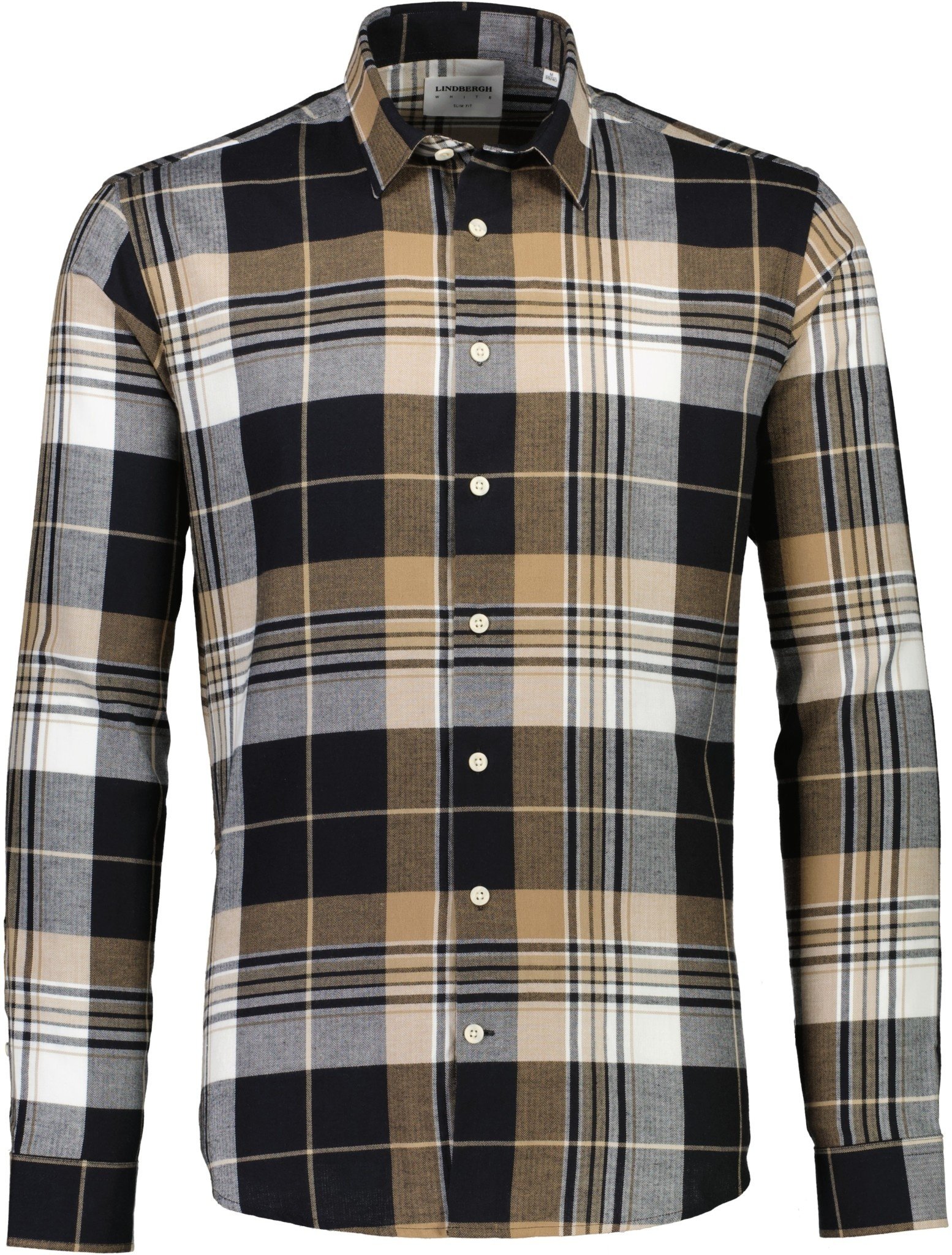 Checked Herringbone Shirt L/S Style: 30-203482US - LINDBERGH