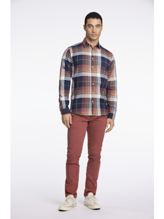 Checked Herringbone Shirt L/S