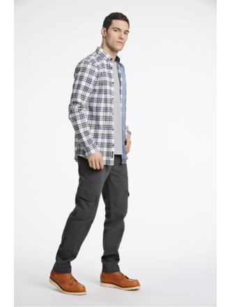 Checked Twill Shirt L/S