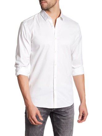 Plain Twill Stretch Shirt L/S