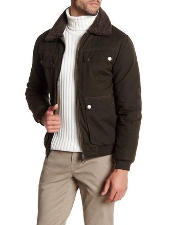Jacket W. Pile Collar