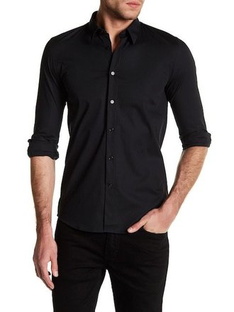 Stretch Poplin Shirt L/S