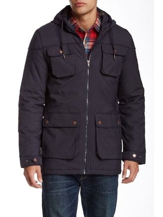 Boiled Wool Zip Through Jacket Style: 60-35515US - LINDBERGH