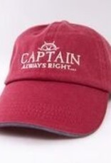 BOATHOUSE CAPTAIN ALWAYS RIGHT HAT