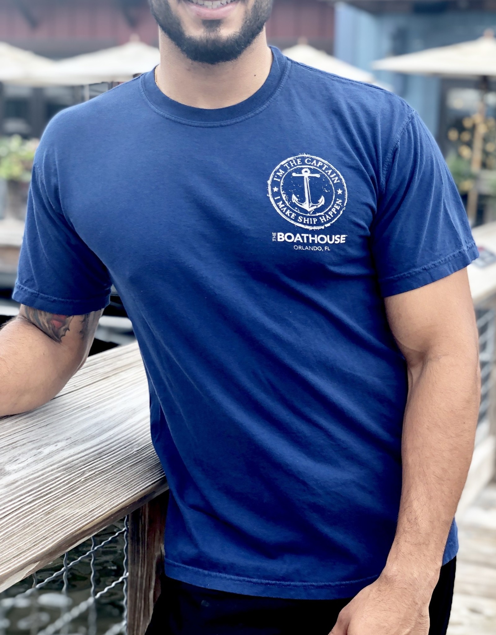 High Wind Productions I'M THE CAPTAIN TEE