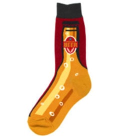 foot traffic MENS BEER NECK SOCKS