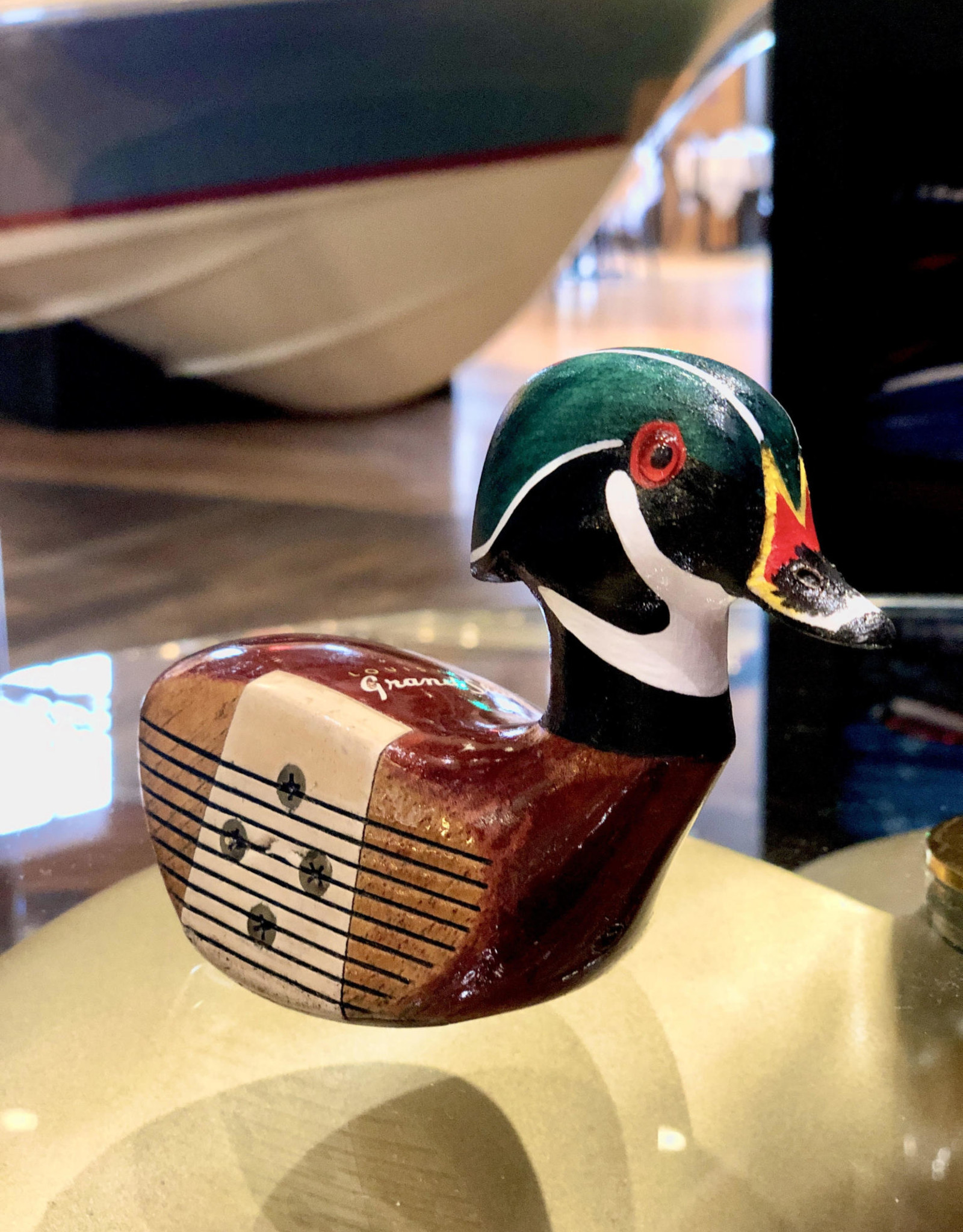 VINTAGE GOLF CLUB DUCK