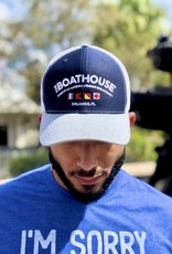 The Idea Girl CLASSIC LOGO NAVY/WHITE/HEATHER SNAP BACK HAT