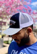 The Idea Girl CLASSIC LOGO NAVY/WHITE/HEATHER SNAP BACK HAT