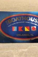 BUCKET WONDERS BOATHOUSE CLASSIC LOGO CHROME STICKER