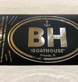 BUCKET WONDERS BOATHOUSE BH CHROME STICKER