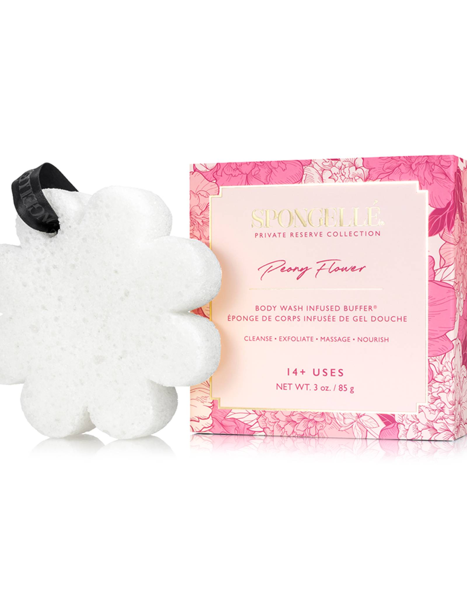 SPONGELLE PRIVATE RESERVE COLLECTION PEONY FLOWER 3 OZ