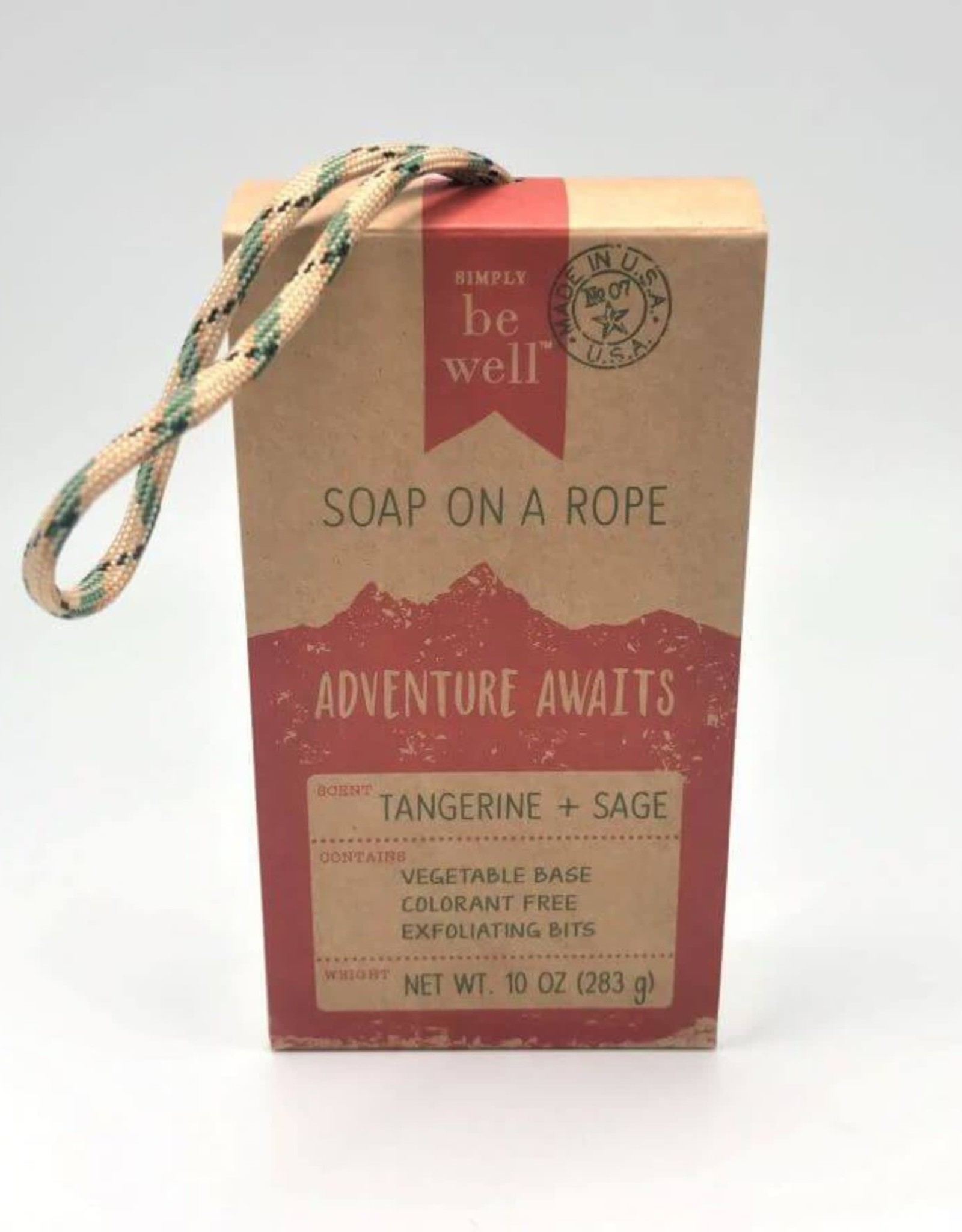 SAN FRANCISCO SOAP COMPANY SF TANGERINE AND SAGE SOAP ON A ROPE