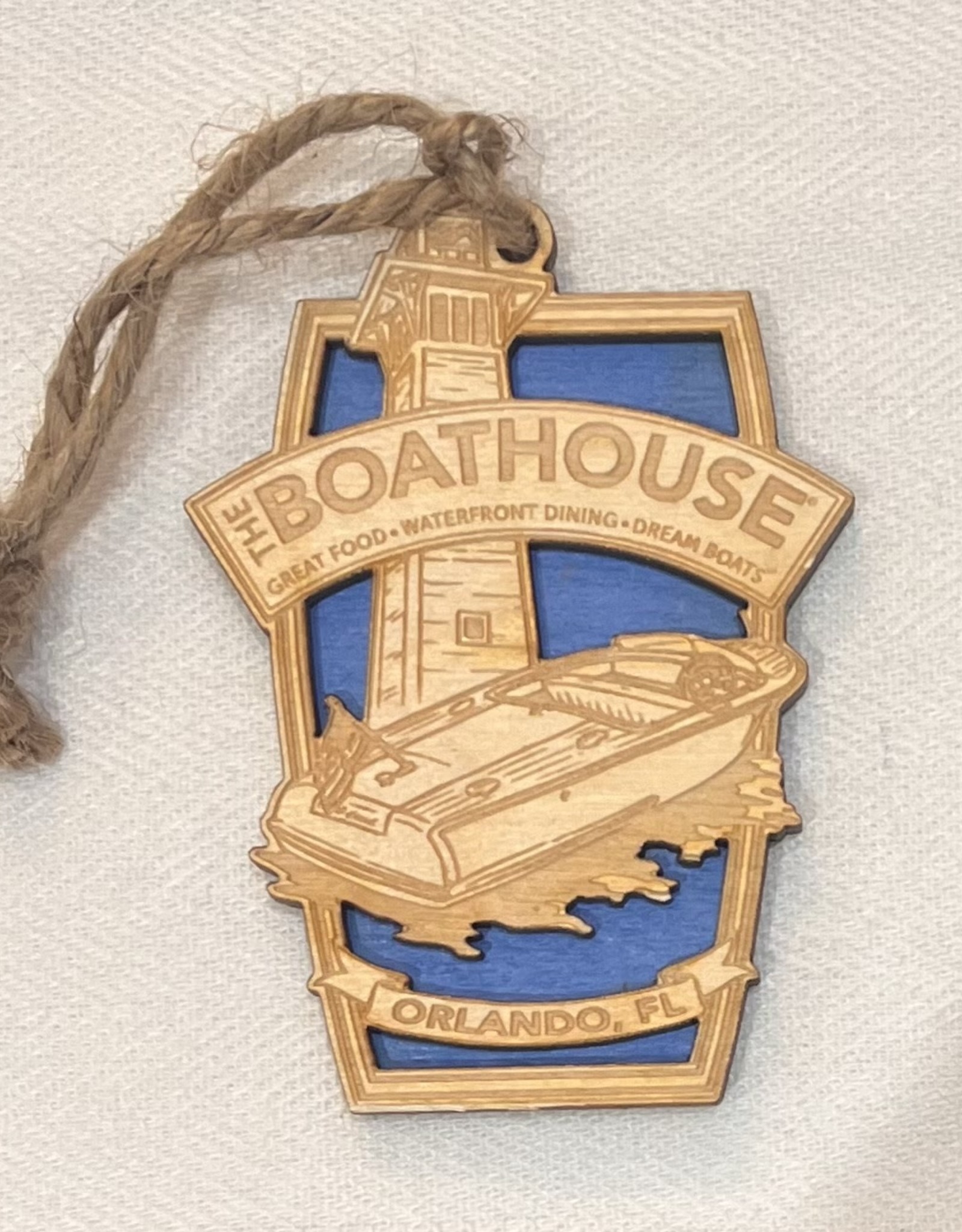 BICAST INC. BI-LEVEL WOOD ORNAMENTS