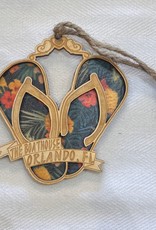 BICAST INC. BI-LEVEL WOOD ORNAMENTS