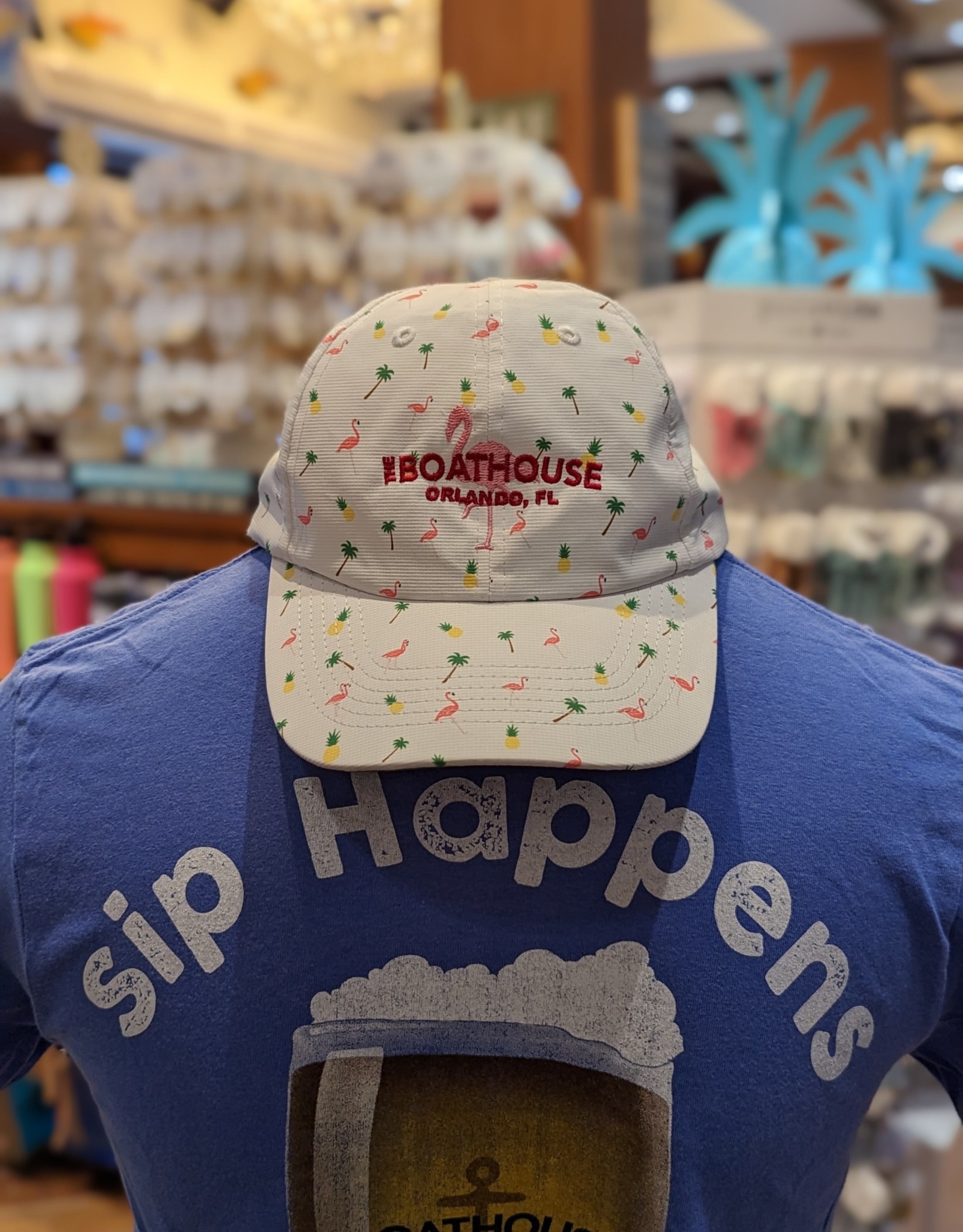 IMPERIAL BH FLAMINGO  HAT WHITE 50 SPF
